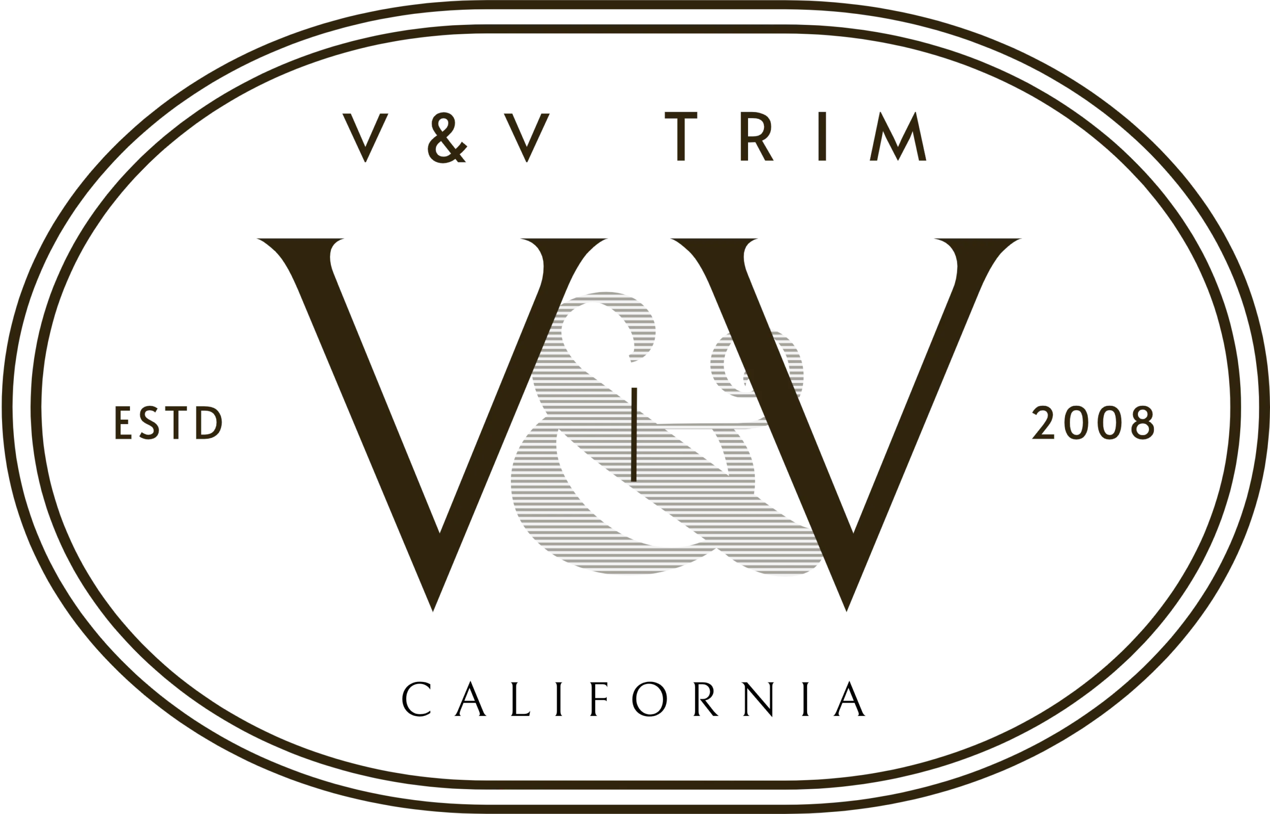 V and V Trim Logo