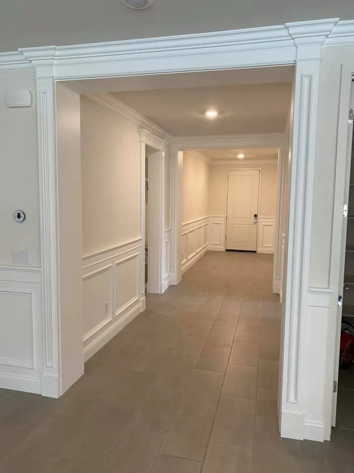 wainscotting hallway